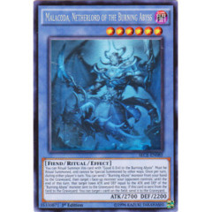 Malacoda, Netherlord of the Burning Abyss - SECE-EN085 - Ghost Rare - Unlimited Edition