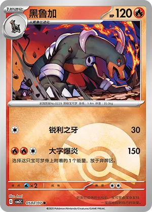 Houndoom - 0502/07 - Common - Poke Ball Pattern Holofoil
