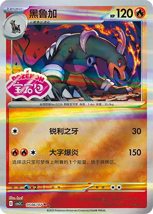Houndoom - 0506/07 - Double Rare - Stamped Pattern Holofoil