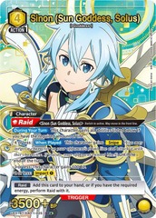 Sinon (Sun Goddess, Solus) (025) (SR*) - UE07BT/SAO-1-025 - Super Rare 1-Star - Foil