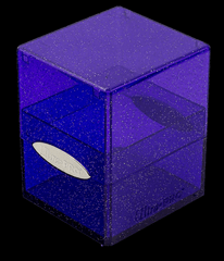 Satin Cube Glitter Purple