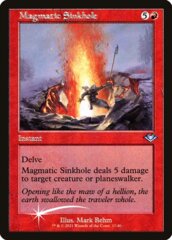 Magmatic Sinkhole (Retro Frame) (Foil Etched) - Foil