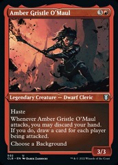 Amber Gristle O'Maul (Foil Etched) - Foil