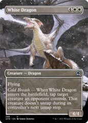White Dragon (Borderless) - Foil