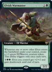 Elvish Warmaster (Extended Art) - Foil