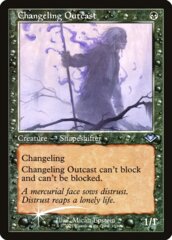 Changeling Outcast (Retro Frame) (Foil Etched) - Foil
