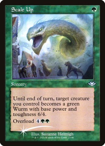 Scale Up (Retro Frame) - Foil