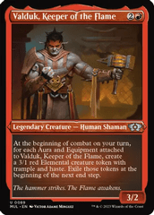 Valduk, Keeper of the Flame (Foil Etched) - Foil