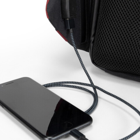 Backpack: Ammonite Anti-Theft Backpack - Black/Red (2020 Exclusive)