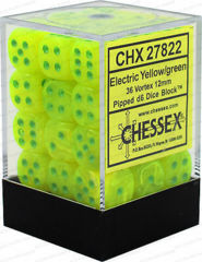 12mm D6 Vortex: Electric Yellow/Green