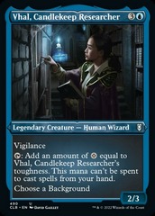 Vhal, Candlekeep Researcher (Foil Etched) - Foil