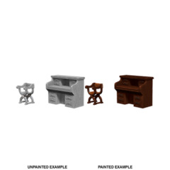 Pathfinder Battles Unpainted Minis - Desk And Chair