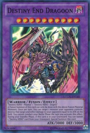 Destiny End Dragoon - LCGX-EN140 - Super Rare - Unlimited Edition Near Mint - Picture 1 of 1
