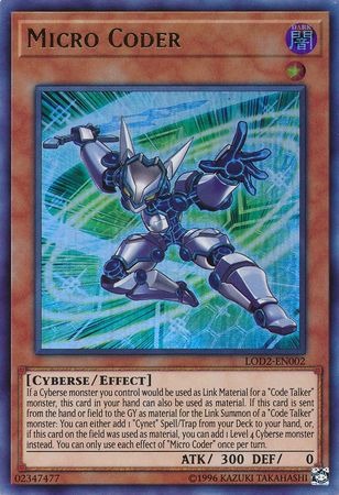 Micro Coder - LOD2-EN002 - Super Rare - Unlimited Edition