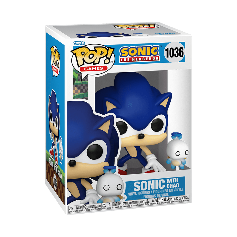 Sonic the Hedgehog with Hero Chao - Funko Pop!