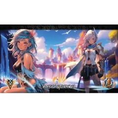 Soul Masters Athena Stormkal Grid Playmat with Bag