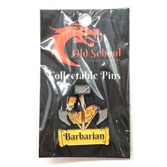 Old School Collectable Pins - Barbarian