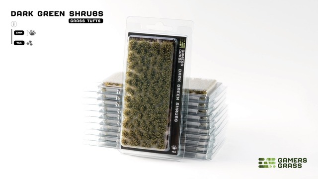 Dark Green Shrubs