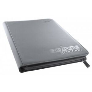 Ultimate Guard Zipfolio XenoSkin - 8 Pocket -  Grey