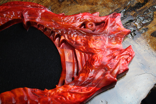 Dragon Tray: Flame Birch Sunburst - Dragon
