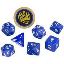 Power Rangers RPG - Dice Set - Blue