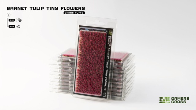 Garnet Tulip Tiny Flowers