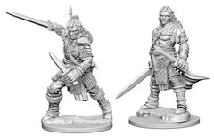 Pathfinder Battles Unpainted Minis - Human Male Fighter