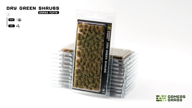 Dry Green Shrubs