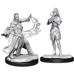 Magic the Gathering Unpainted Miniatures: W03 Killian & Dina