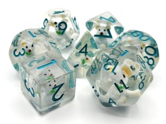 Old School 7 Piece DnD RPG Dice Set: Animal Kingdom - Koala Bear