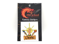 Old School Fantasy Stickers - Cleric