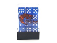 Old School 36ct 12mm D6 Dice Set: Galaxy - Blue Shimmer