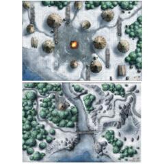 D&D Icewind Dale Map (Set of 2)