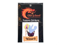 Old School Fantasy Stickers - Wizard