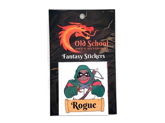 Old School Fantasy Stickers - Rogue