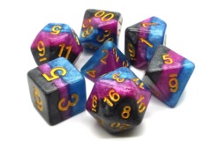 Old School RPG Dice Set: Gradients - King's Court