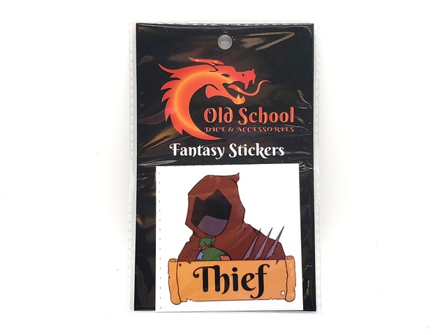 Old School Fantasy Stickers - Thief