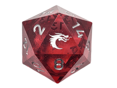 Old School Sharp Edged 35mm D20: Liquid Infused - Crimson Fury