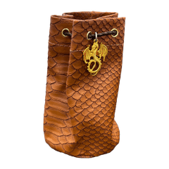 Dragonhide Dice Bag - Brown