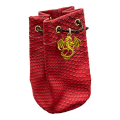 Dragonhide Dice Bag - Red