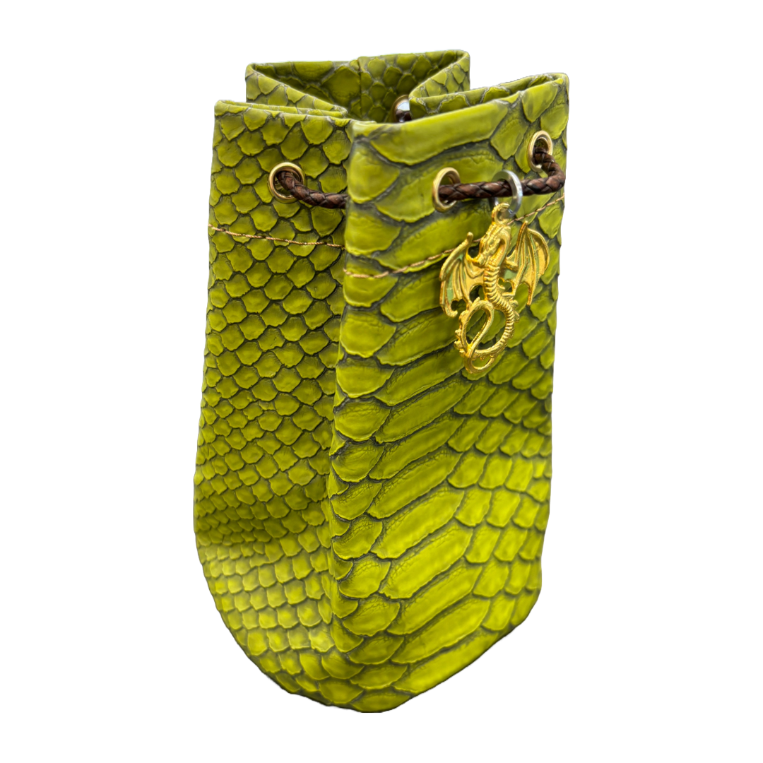 Dragonhide Dice Bag - Green