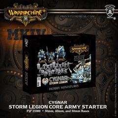 Warmachine MKIV Cygnar Storm Legion Core Army Starter Set