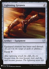 Lightning Greaves (Printing May Vary)