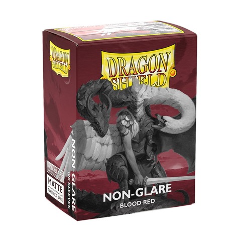 100ct Standard Non-Glare - Blood Red