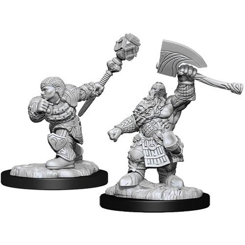 Dwarf Fighter & Dwarf Cleric