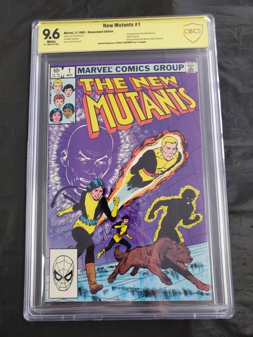 New Mutants #1 signed Chris Claremont