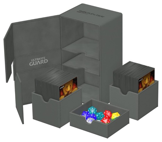 Twin FlipnTray 200+ - Grey