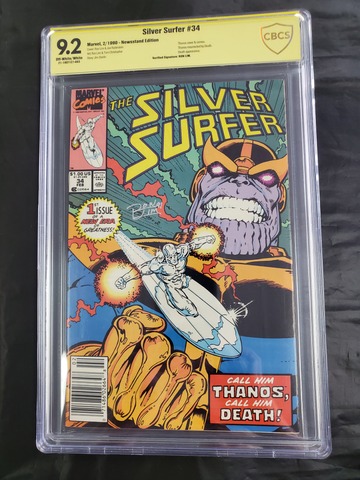 Silver Surfer #34 Signed