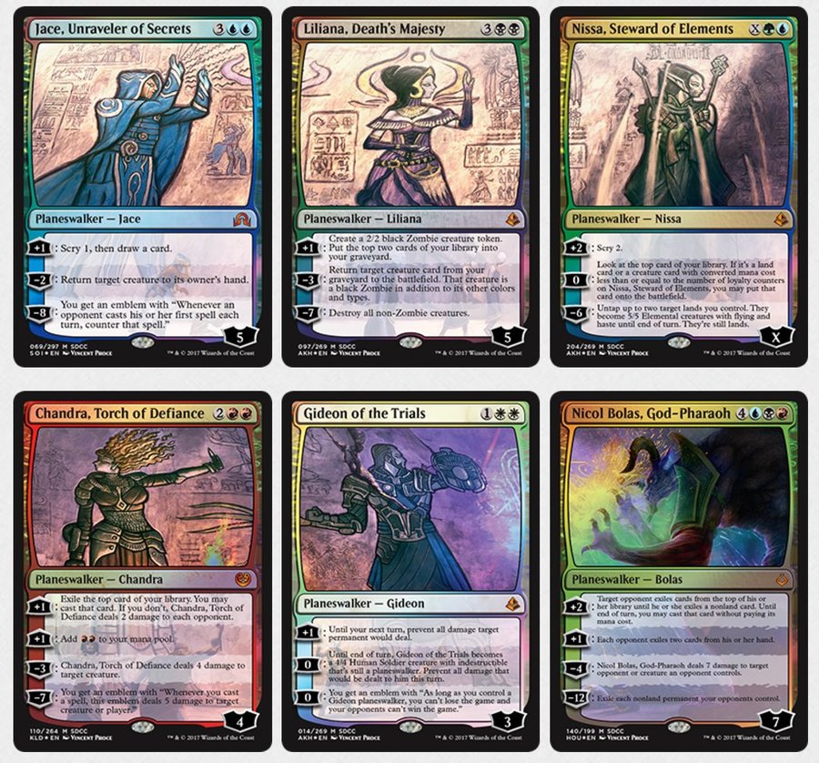 Comicon Planeswalkers 2017