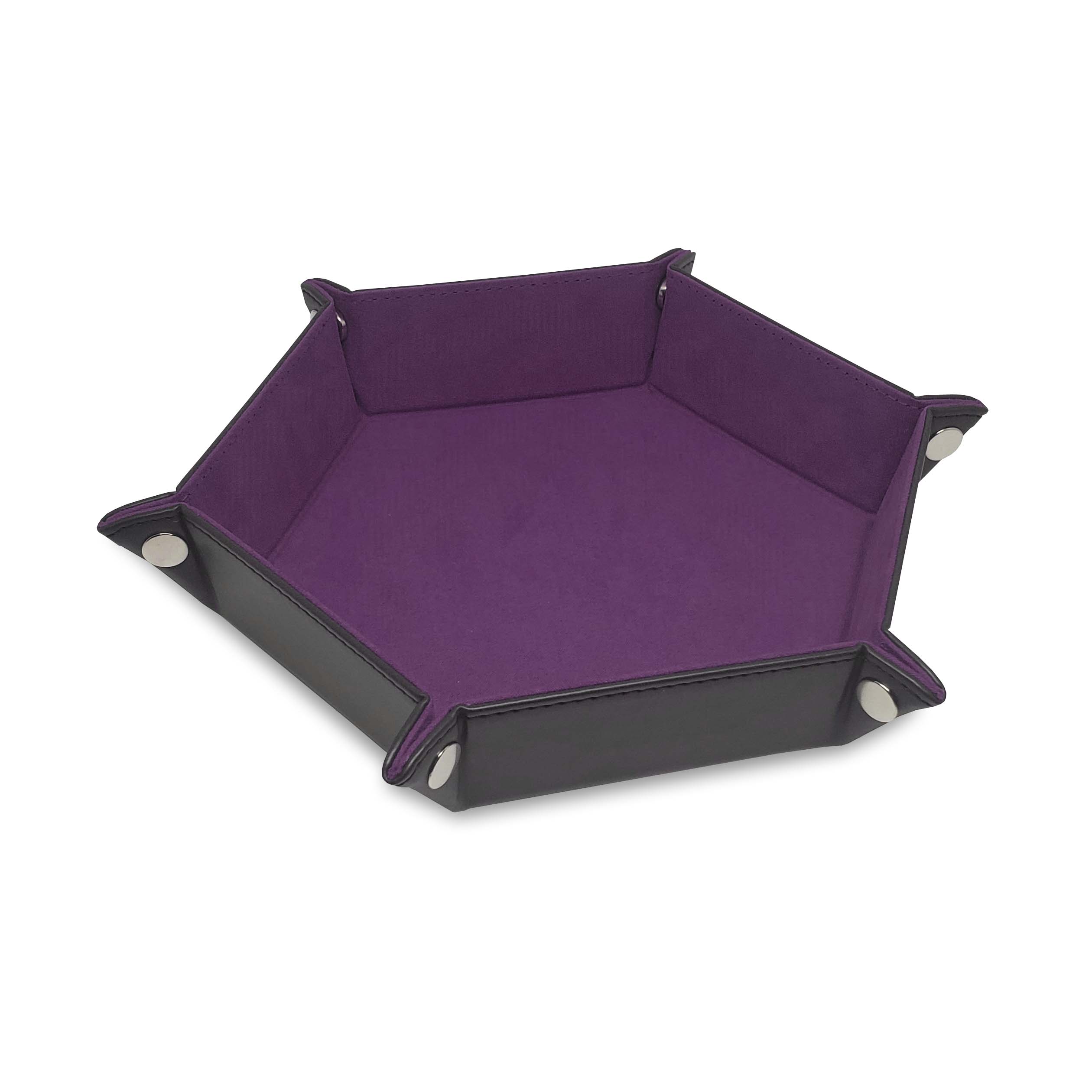 Hexagon Dice Tray LX Purple